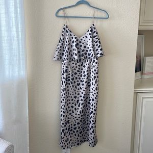 MIDI animal print dress